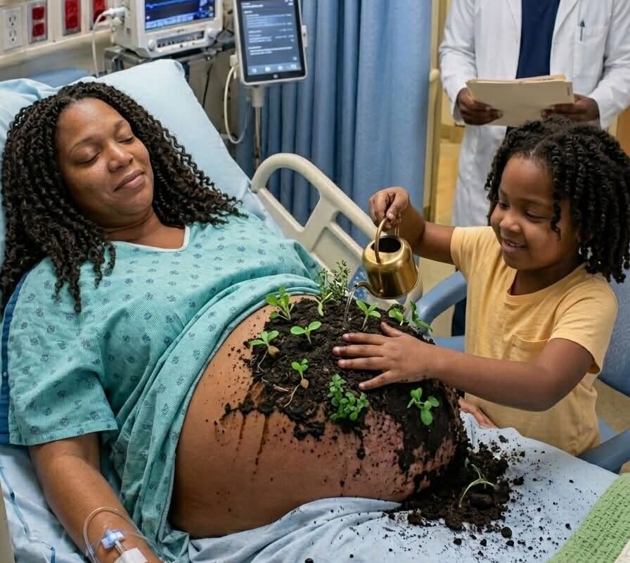 She had been carrying a child while trapped in a coma for 8 long months… until one day, a little girl placed a handful of soil on her belly—and everything began to shift. – usnews