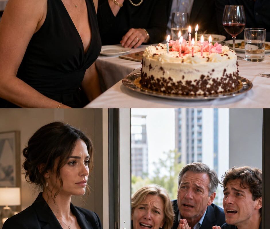 My family surprised me with a birthday dinner — but the cake said “Oops, still a disappointment.”