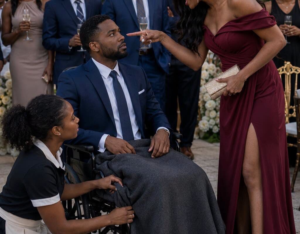I pretended the acci:dent had broken my bones, so I sat silently in my wheelchair and watched my fiancée laugh mockingly in front of everyone.