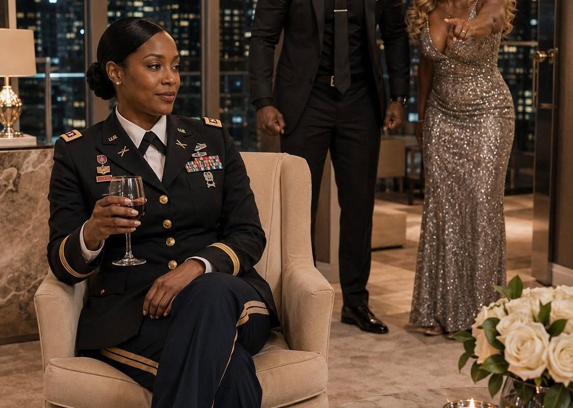 I stepped into my father’s luxury hotel gala in full military dress uniform, only for my stepmother to point her finger and snap, ‘Security, throw her out.’