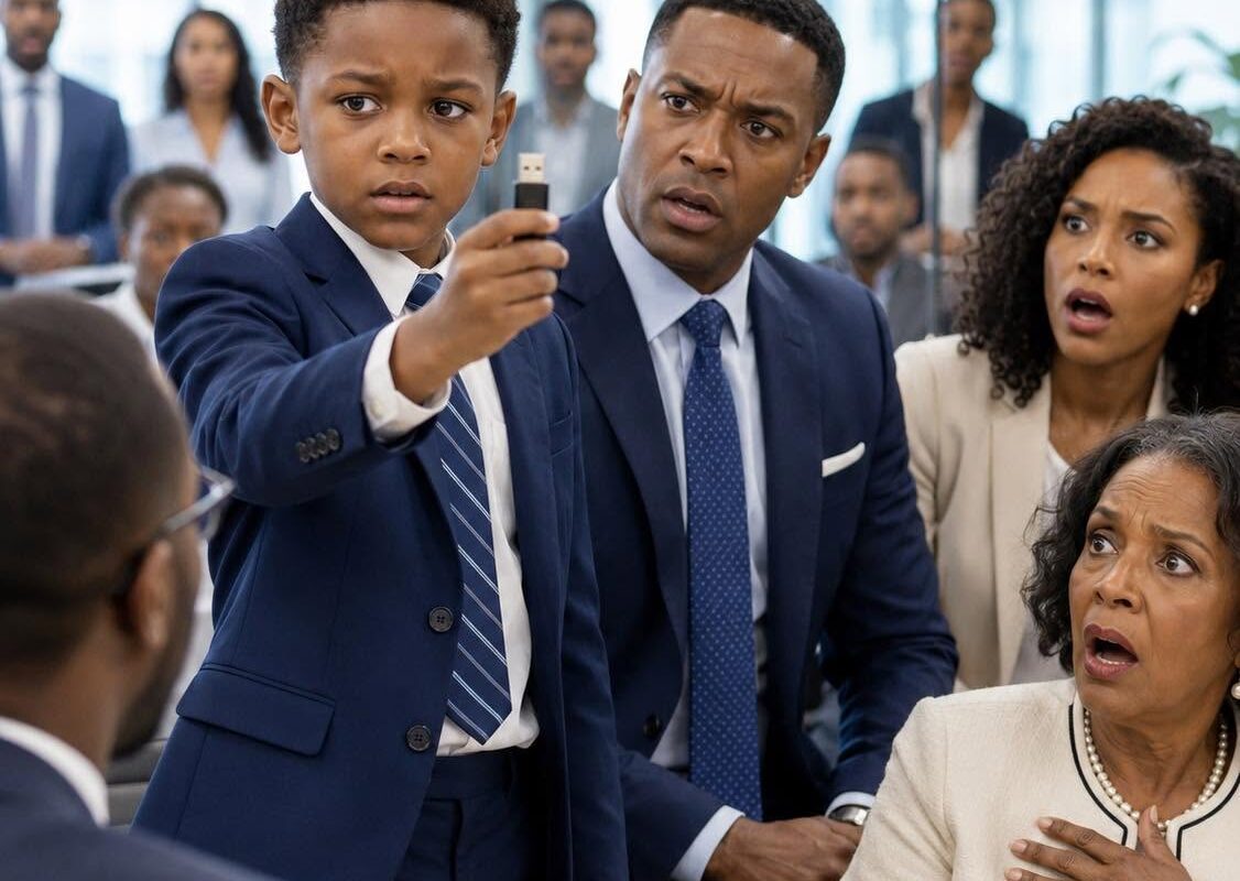 A 9-Year-Old Boy Pulled a USB Drive Out in the Middle of Court… And Exposed the Secret His Billionaire Father Thought Would Stay Hidden Forever.