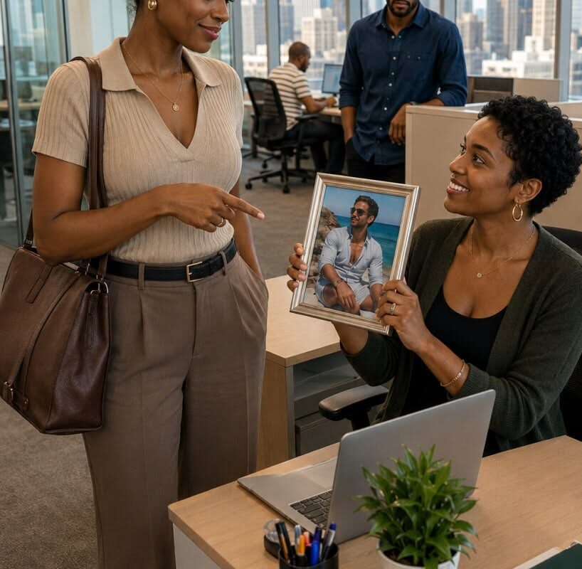 On My First Day At My New Job I Saw My Husband’s Photo On My Coworker’s Desk