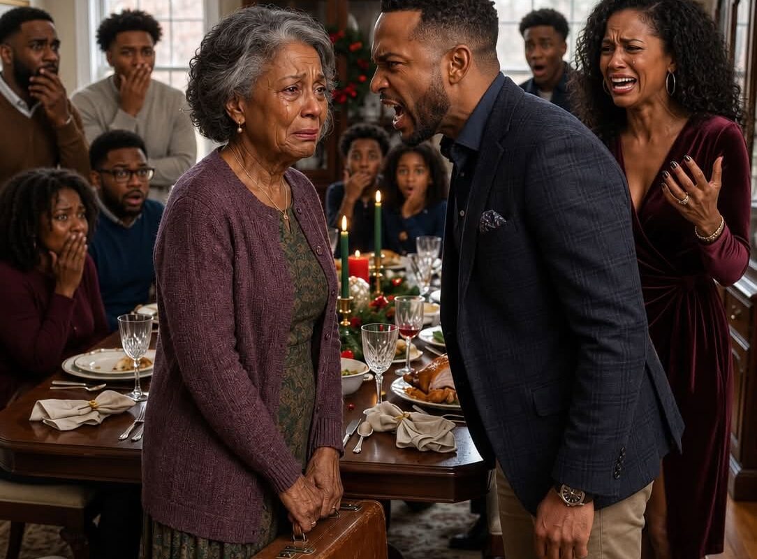 My son shouted in my face, “Pay the rent or disappear!” in front of twenty-two people at Christmas dinner, while my daughter-in-law mocked, “Let’s see how you survive!”