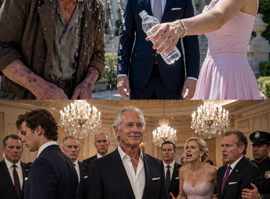The moment his fiancée saw me, she curled her lip in disgust, poured water over my head, and mocked,