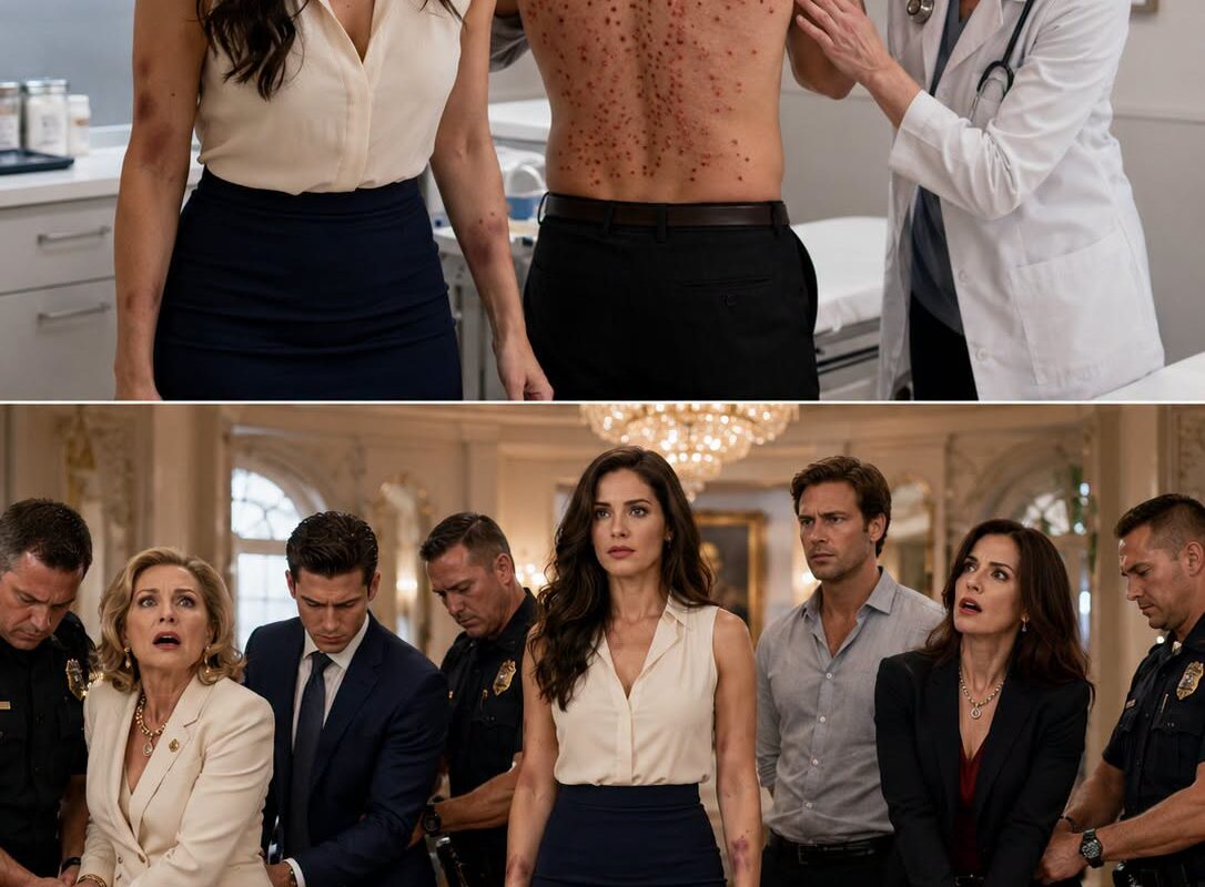 I stopped breathing when my husband turned around.