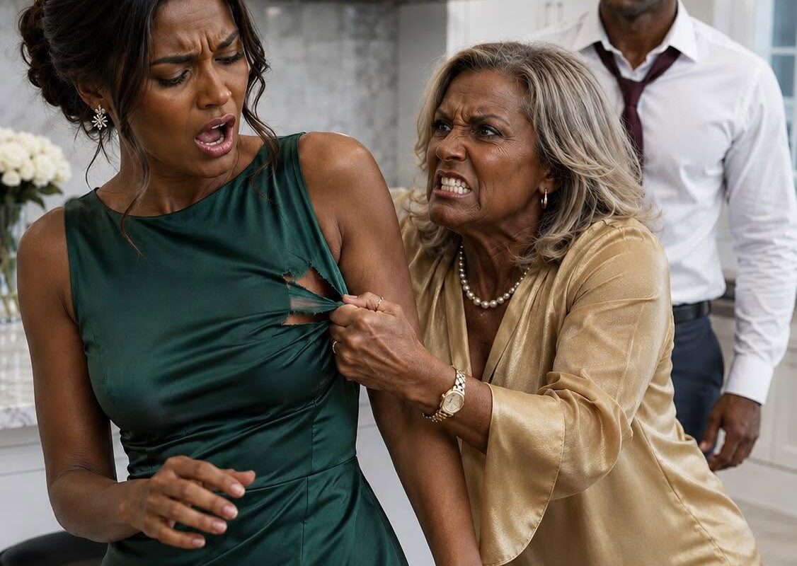 My Mother-in-Law Tore My Dress Apart in My Own Kitchen and Shouted, “Everything Here Belongs to My Son.”