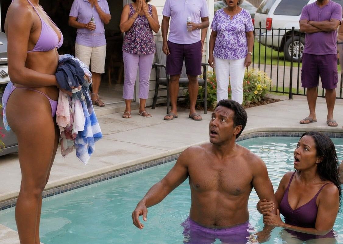 At 5:42 p.m., I found my husband in our $18,000 backyard pool with the neighbor who borrowed sugar every Tuesday