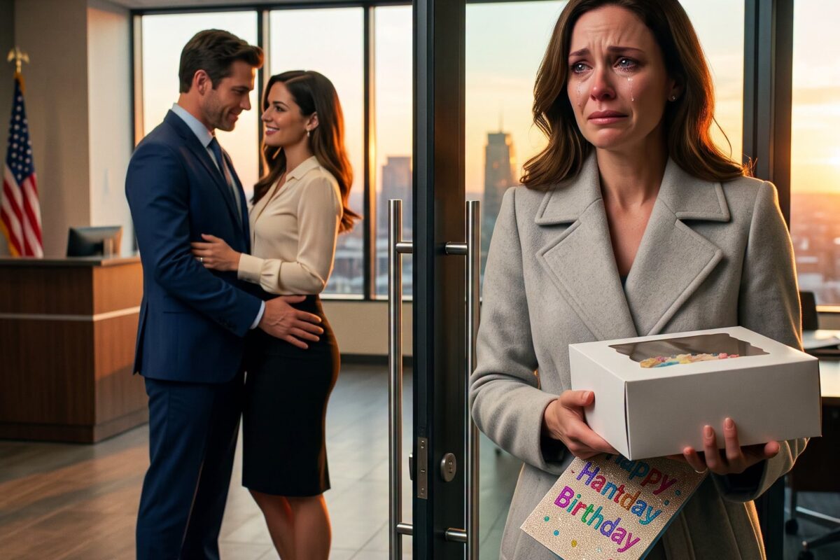 “I walked into my husband’s office to surprise him with dinner