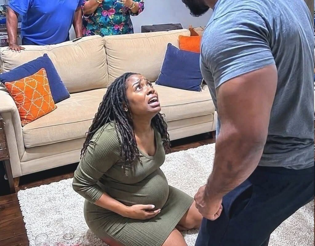 “My husband beat me while I was pregnant and his parents laughed… but they didn’t know that a simple message would destroy everything.”