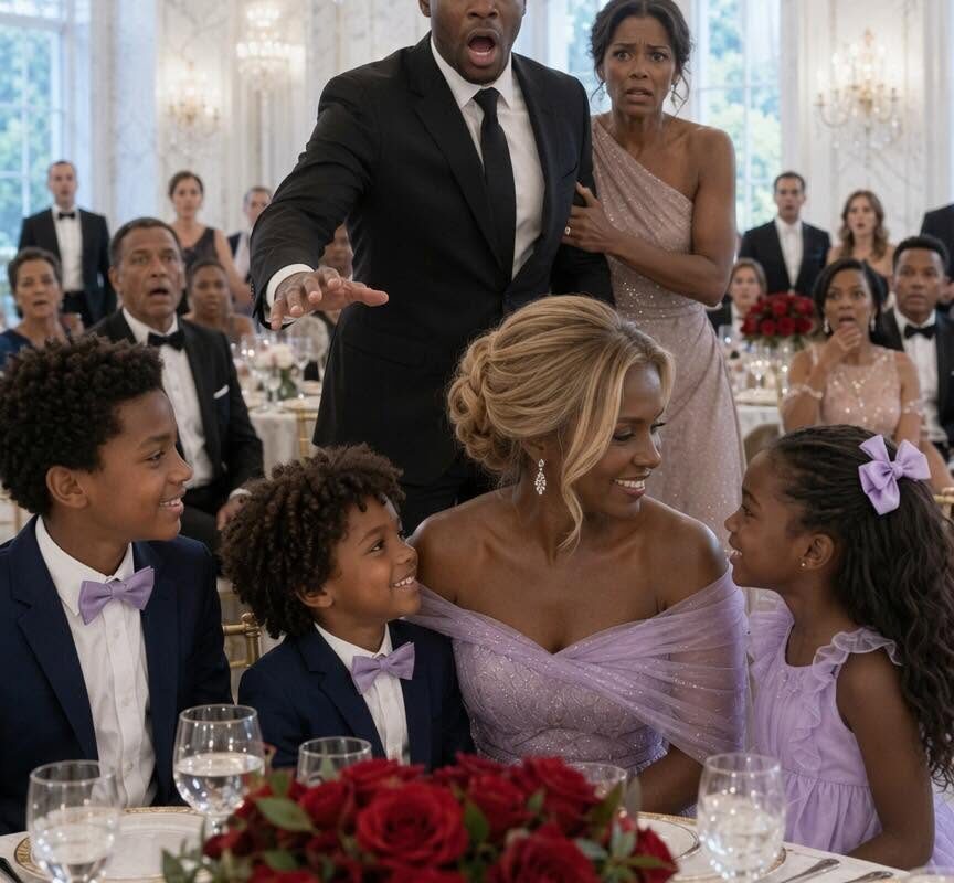 My ex arrived at the restaurant with an engagement ring and ended up staring in panic at my 5-year-old triplets.