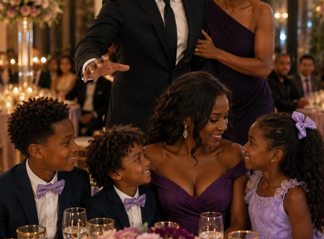 My ex arrived at the restaurant with an engagement ring and ended up staring in panic at my 5-year-old triplets