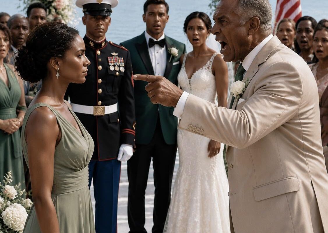 My Father Tried to Humiliate Me at My Sister’s Wedding—But When the Groom Recognized Me, an Entire Chapel Stood in Silence