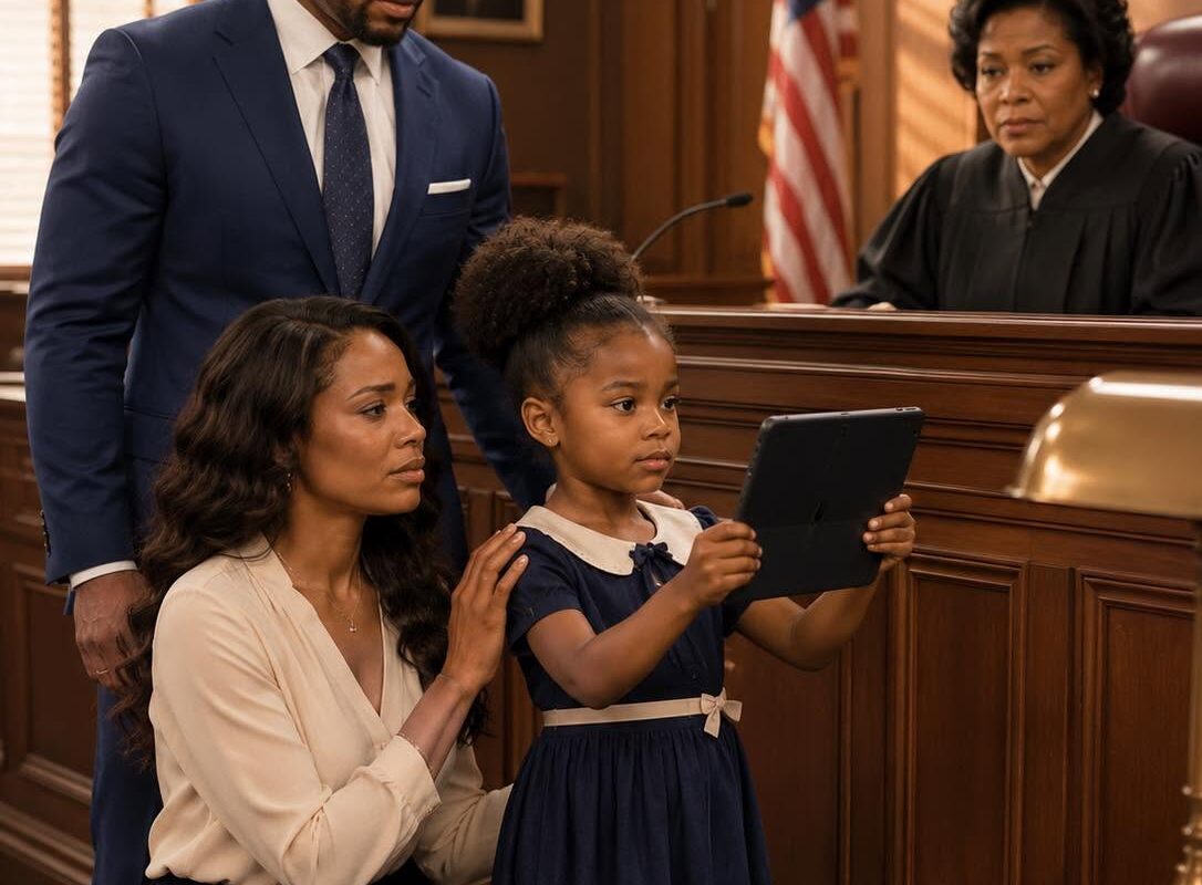 My husband files for divorce, and my 6-year old daughter asks the judge: