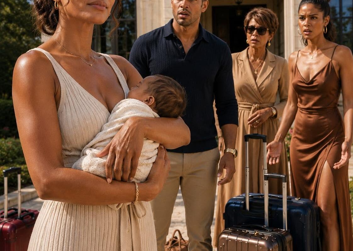 After I gave birth and came home, my husband changed the house’s passcode and went on vacation with his family