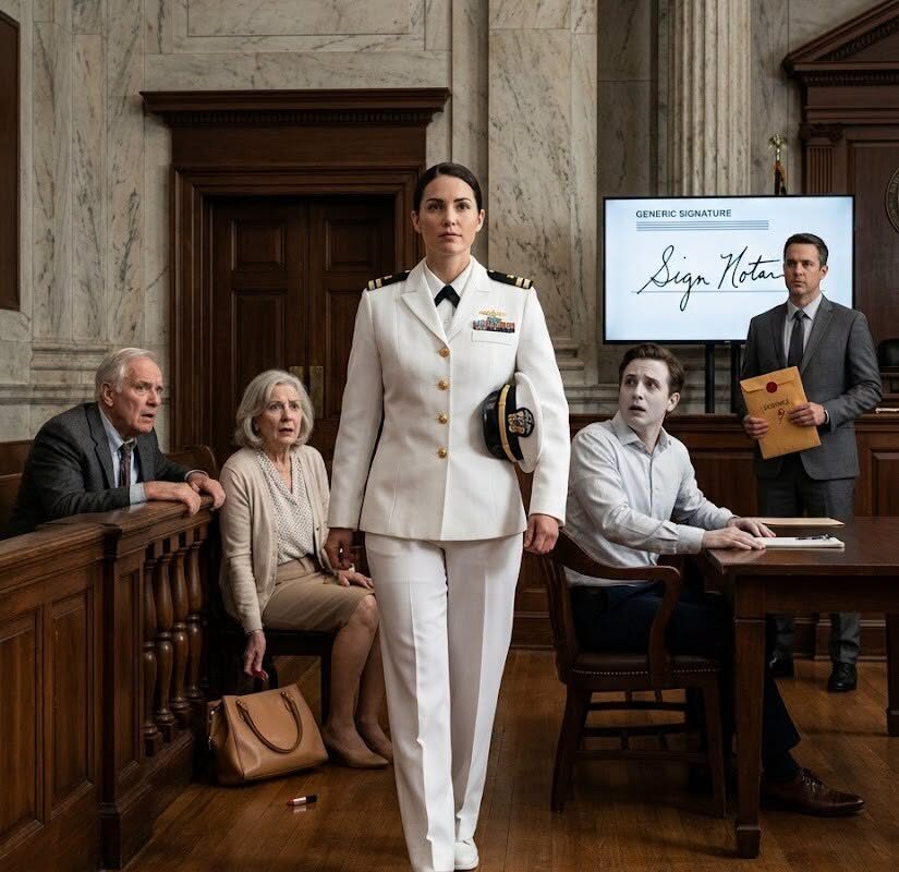 My brother told our parents I had been thrown out of the Navy in disgrace. Then he walked into federal court and saw me waiting in dress uniform with the service records he had forged under my name.