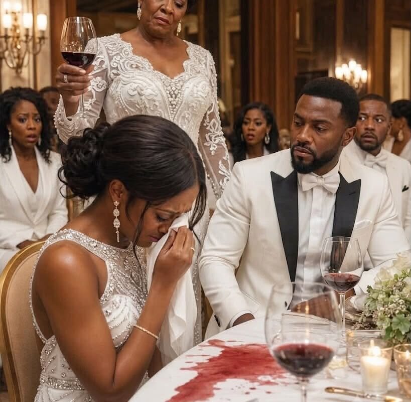 At my very first meeting with my fiancé’s family, his mother suddenly flung a glass of wine in my face and mocked me, sneering, “Just cleaning off the poor