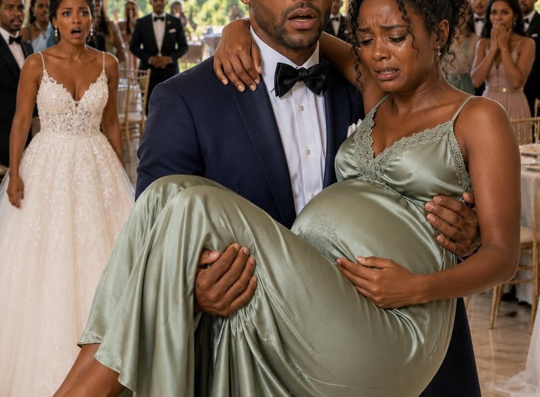 My water broke in the middle of my sister-in-law’s lavish vineyard wedding, soaking the marble floor beneath my feet.
