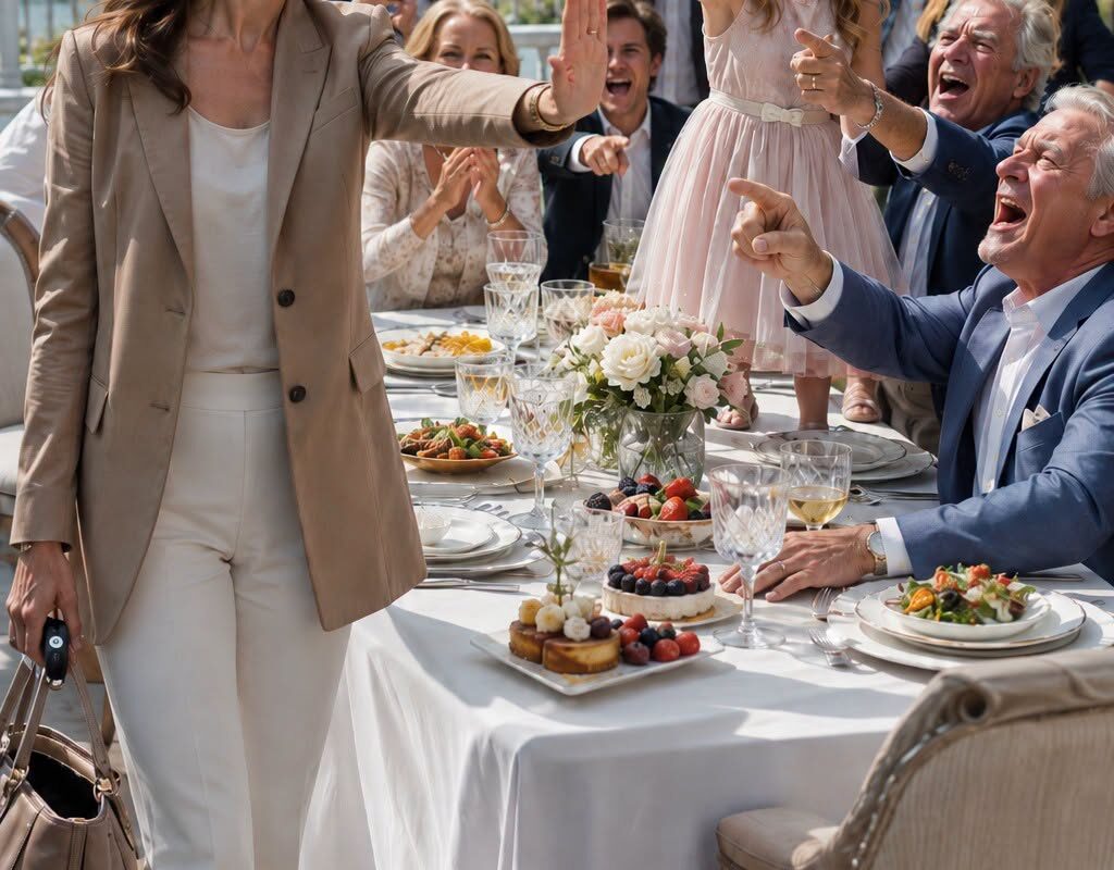 During Family Lunch, My Sister’s Daughter Shouted, “Mom Says Poor People Should Stand While We Eat.”
