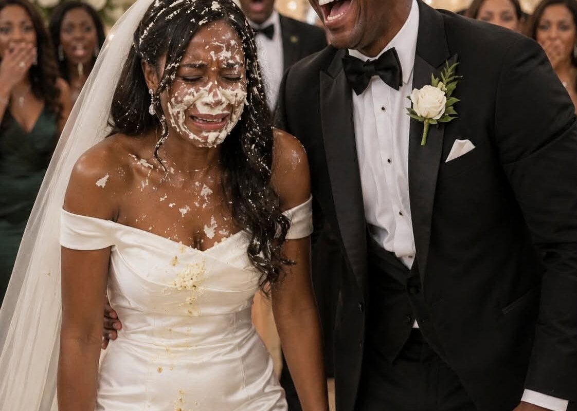 GROOM SMASHED MY FACE INTO THE CAKE DURING THE CAKE CUTTING AS A “JOKE” — I WAS ON THE VERGE OF TEARS WHEN MY BROTHER SHOCKED EVERYONE