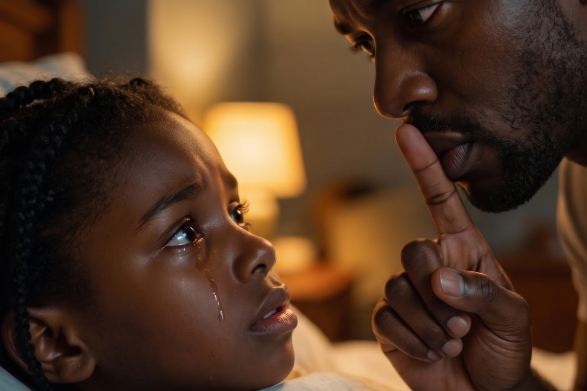 “Dad… my back hurts so much and I can’t sleep. Mom said I shouldn’t tell you.”