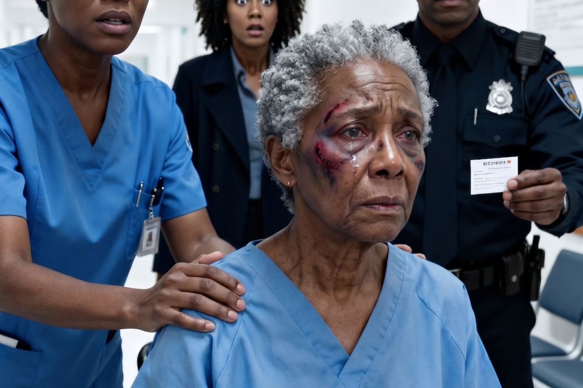 When the doctor asked about the bruises on my body, my daughter quickly replied, “She’s clumsy