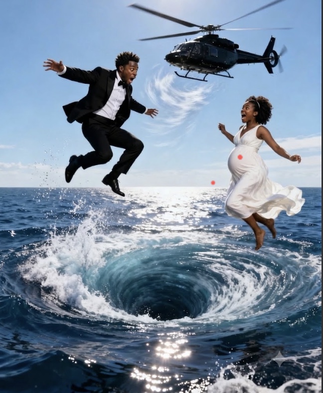 The husband pushes his pregnant, billionaire wife from a helicopter to claim her inheritance, but unexpectedly… she was already prepared.