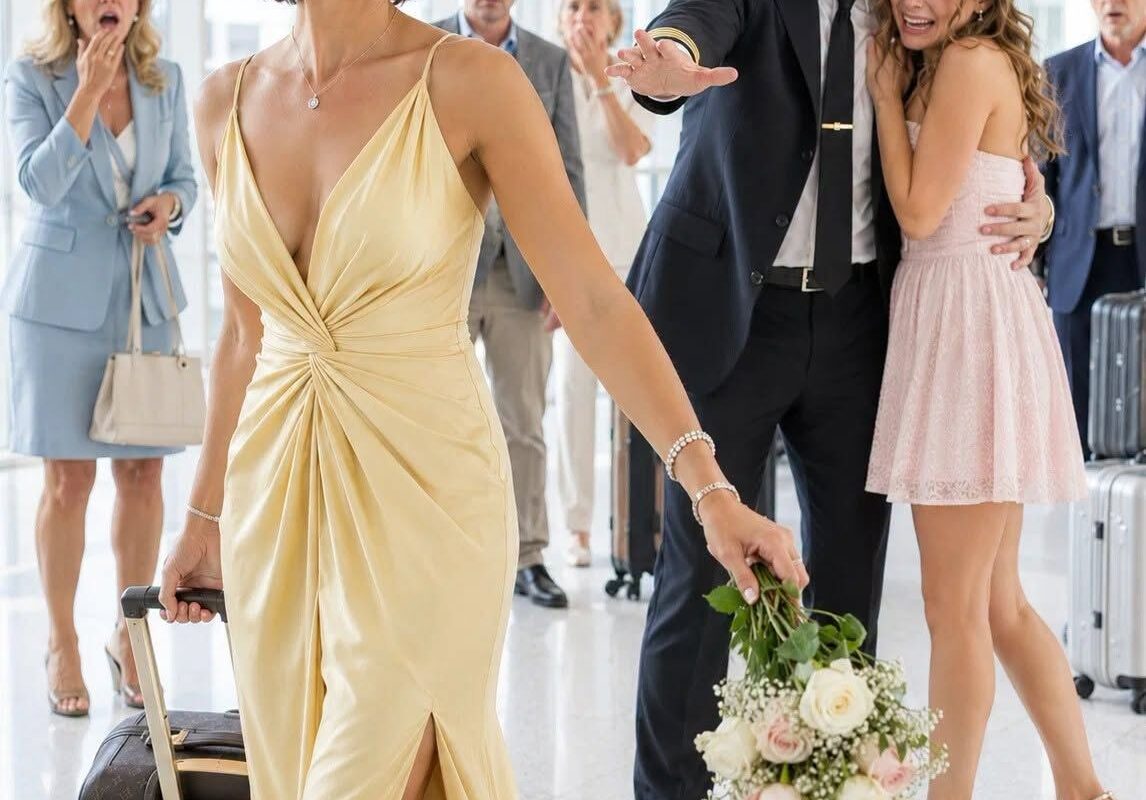SHE STOOD AT THE AIRPORT READY TO MARRY THE MAN SHE WAITED 5 YEARS FOR… THEN SHE SAW ANOTHER WOMAN IN HIS ARMS AND MADE ONE CALL THAT ENDED HIS FAMILY’S FORTUNE.