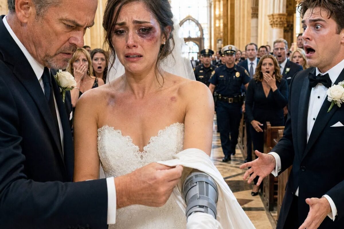 MY DAUGHTER HID HER BRUISES UNDER A WEDDING DRESS — UNTIL I EXPOSED THE FIANCÉ WHO THOUGHT HE WAS UNTOUCHABLE
