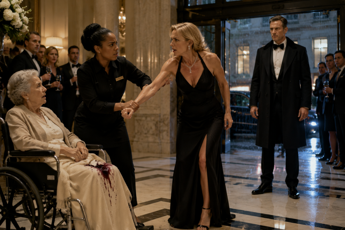 Everyone Thought The Maid Had Crossed The Line By Defying The Rich Heiress… Then The Billionaire Owner Said, “She Was Protecting My Mother”