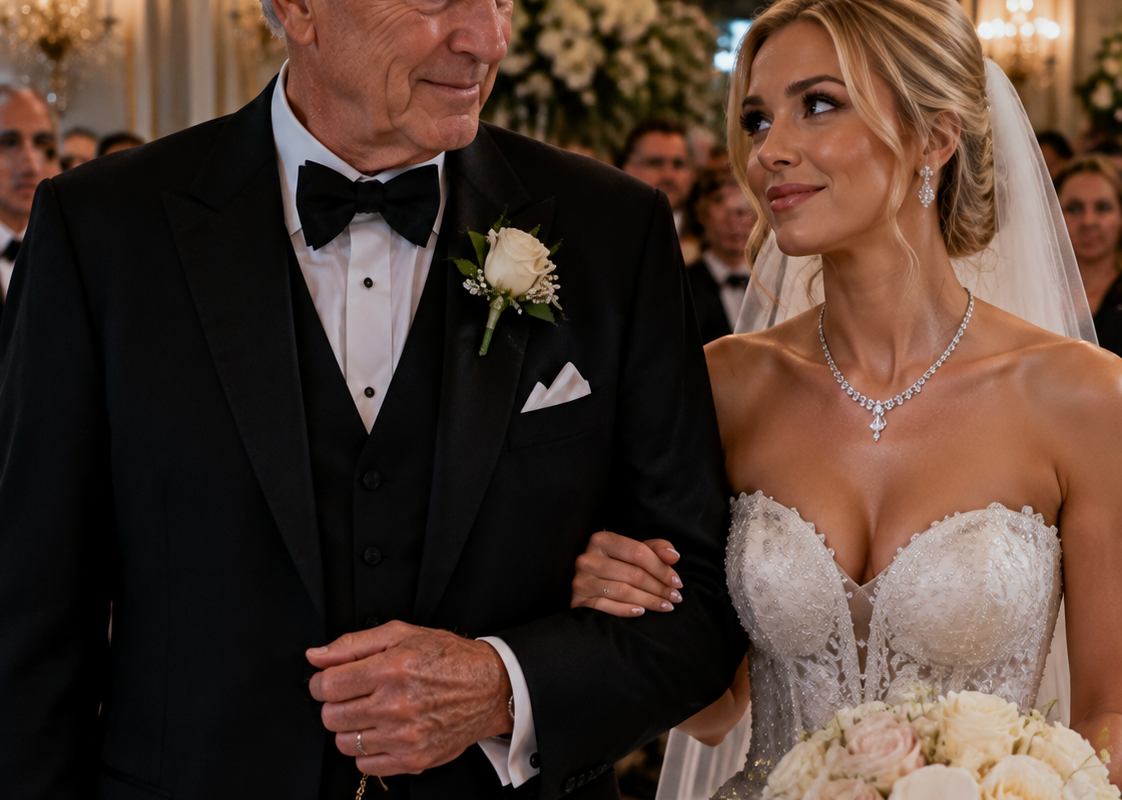 I Married a 78-Year-Old Millionaire for His Fortune… Then He Stopped the Wedding and Revealed the Truth I Never Expected