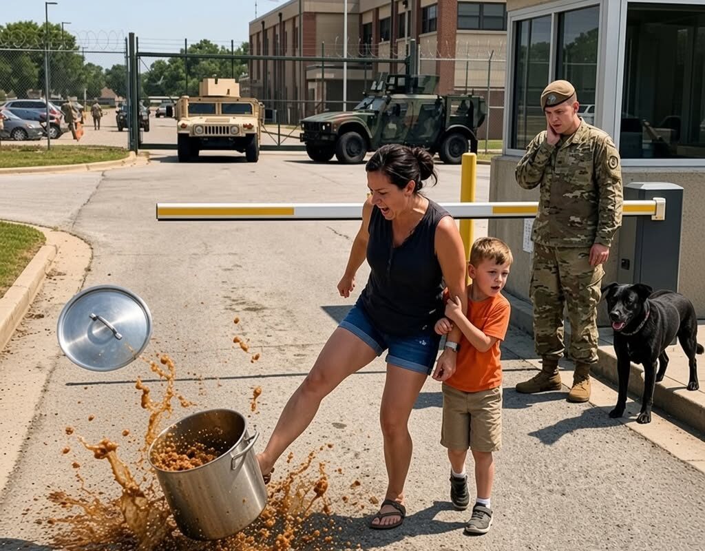 MY HUSBAND STOPPED ME FROM ENTERING THE MILITARY BASE TO HIDE HIS “BEST FRIEND” — THEN A LAWYER ARRIVED WITH A $38 MILLION SECRET
