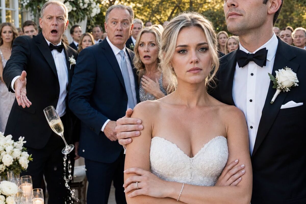 My parents called my wedding “a little backyard party” and spent the entire evening apologizing to their wealthy friends for my “simple choices.” Then my father’s boss walked in, saw my groom, and went pale.