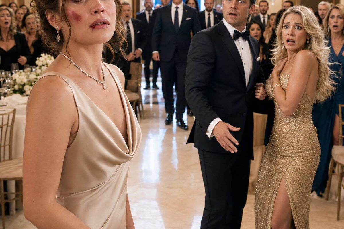 At my husband’s company gala, his secretary wrapped her arm around him and called me a pathetic wife.