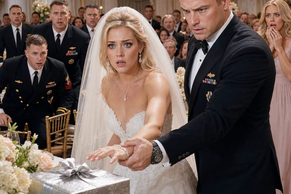 On my wedding, my sister gave me a gift box. My seal commander husband said