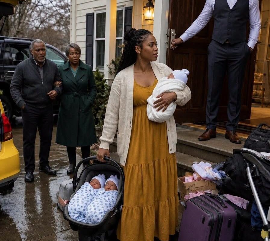 One Week After I Gave Birth to Triplets, My Husband Changed the Locks and Threw Me and Our Babies Out – But What I Did Next Made Him Beg Me to Come Back