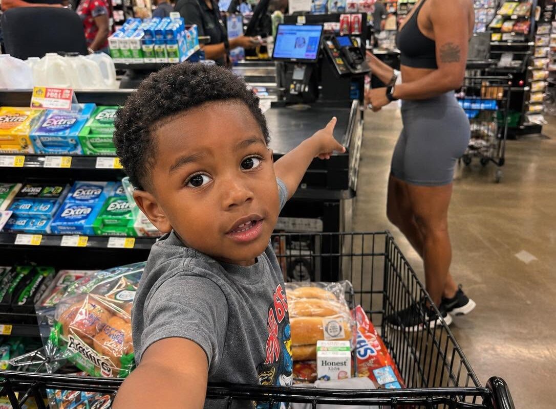 My Five-Year-Old Son Pointed at a Stranger in the Grocery Store and Said, “Mommy, She Comes to Our House When You’re Working”… What I Learned Next Changed Everything