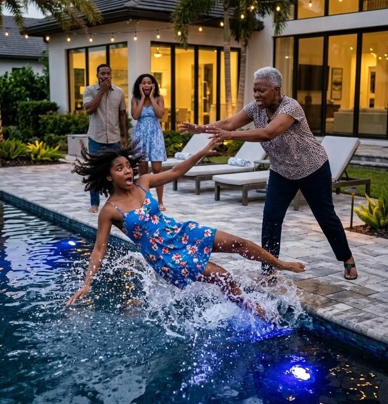 MY MOTHER-IN-LAW PUSHED ME INTO THE POOL TO PROVE MY PREGNANCY WAS “FAKE” — BUT THE HOSPITAL RECORDS REVEALED THE LIE WAS MUCH BIGGER
