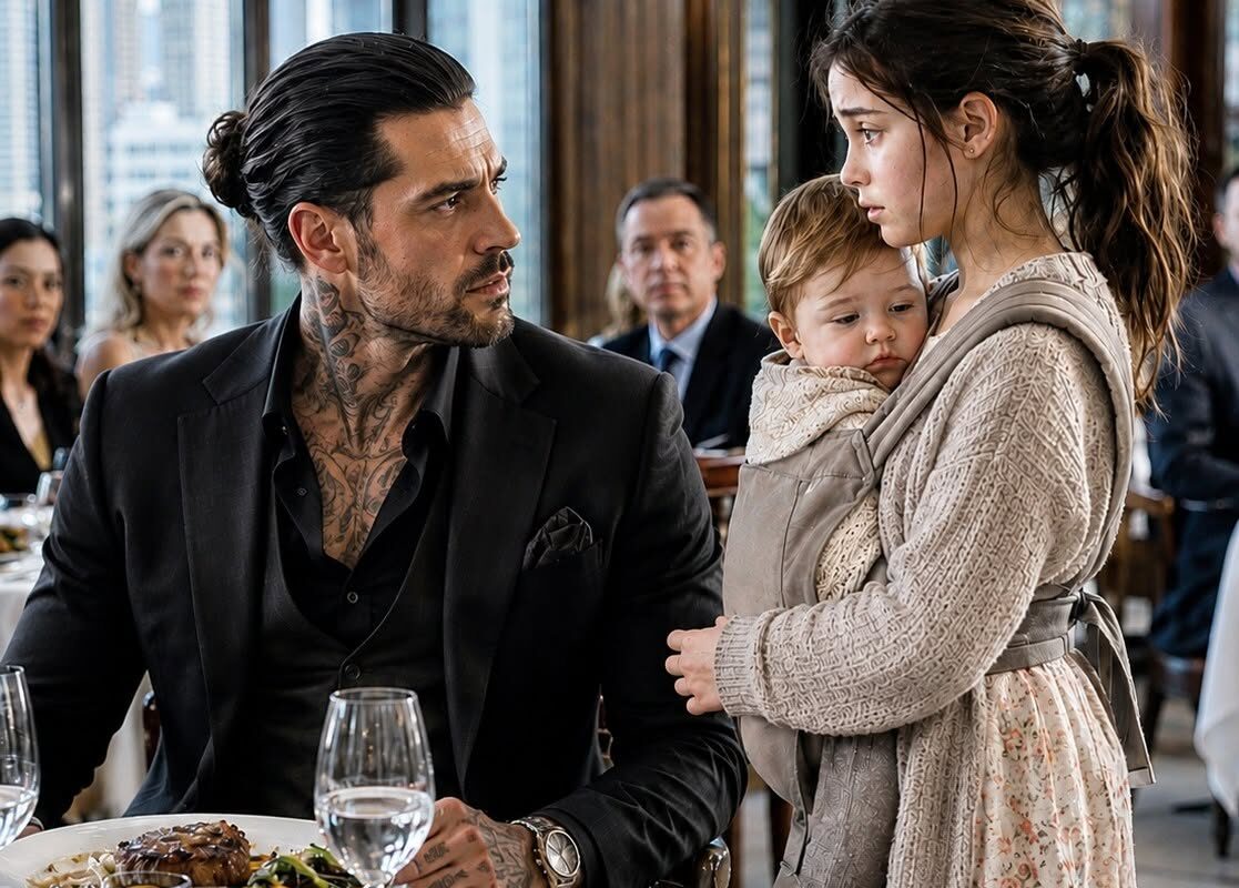 I walked into one of Manhattan’s most expensive restaurants with a hungry baby strapped to my chest and asked a stranger if we could eat whatever he left behind.