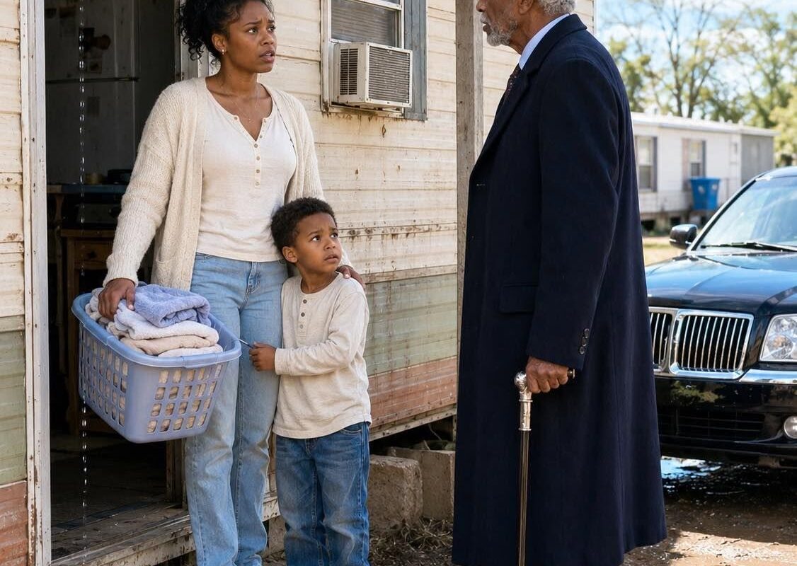 MY GRANDFATHER STOOD OUTSIDE THE RUSTING TRAILER WHERE MY SON AND I HAD BEEN LIVING FOR TWO YEARS AND QUIETLY ASKED, “WHAT HAPPENED TO THE TWENTY-EIGHT-MILLION-DOLLAR ESTATE I BOUGHT FOR YOU?”