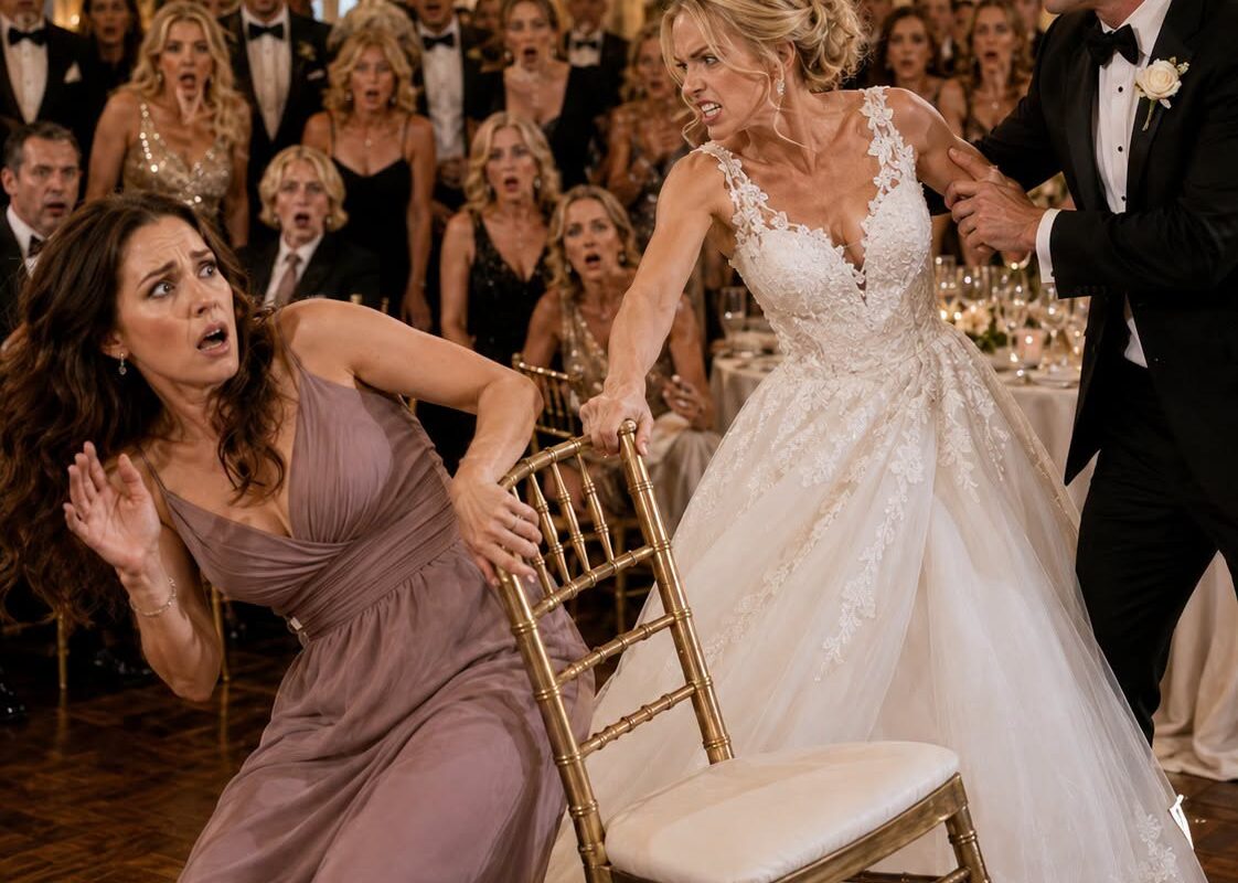 At Her Wedding, My Sister Yanked My Chair Away Before 200 Guests—Then the Groom Took My Side…