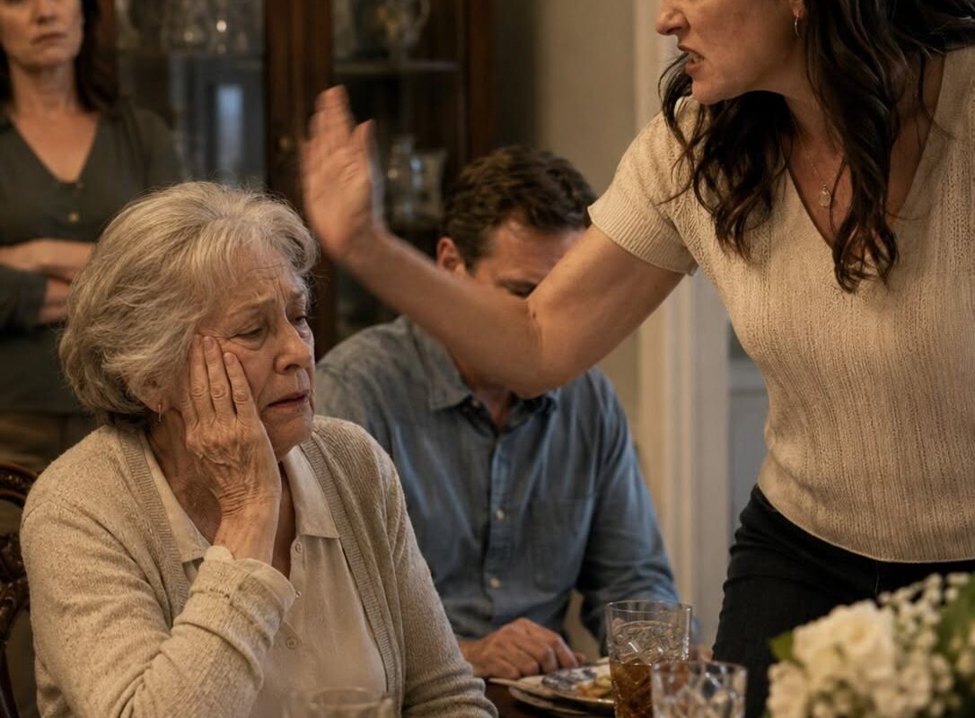 “My Daughter-in-Law Slapped Me at Sunday Dinner: So I Took Back the House Without Raising My Voice…