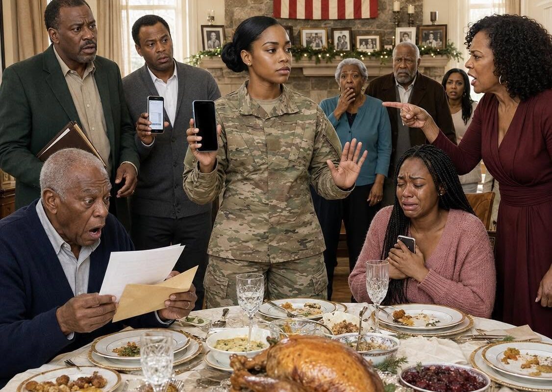 At Thanksgiving dinner, my mom glared at my simple military uniform and sneered, “”You couldn’t hold a candle to your sister!”