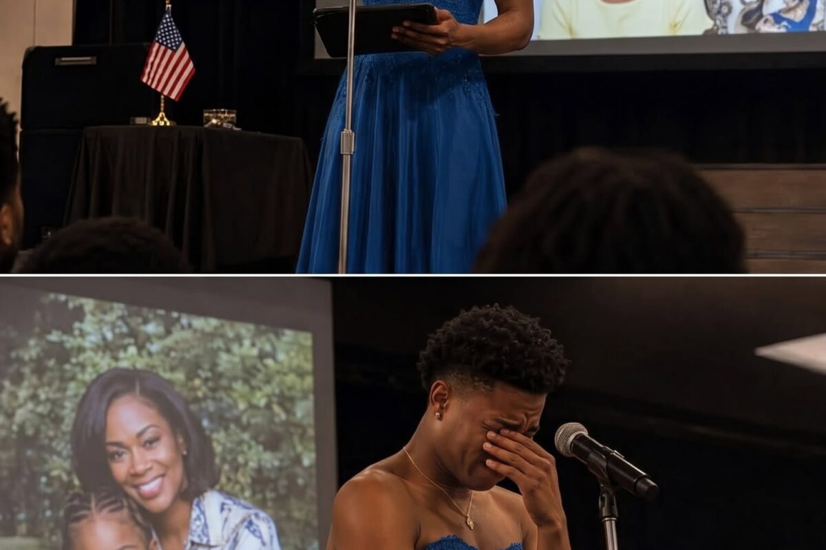 MY SON WALKED ACROSS THE GRADUATION STAGE IN A BRIGHT RED DRESS WHILE THE AUDITORIUM GIGGLED—HE DID IT FOR ME, AND I HAD BEGGED HIM NOT TO